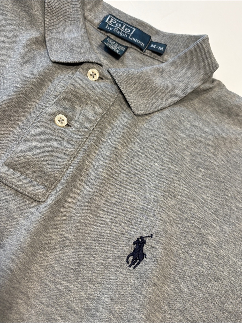 Ralph Lauren Heather Gray Short-Sleeve Polo - Picture 6 of 11